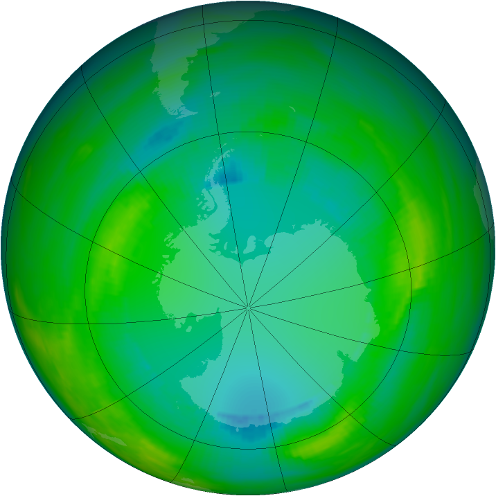 Ozone Map 1979-08-12